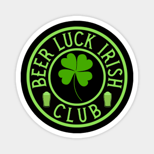 Good Luck Charm - Beer Luck Irish Club Magnet