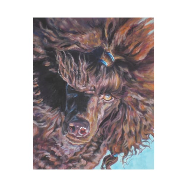 Poodle Fine Art Painting by LASHEPARD