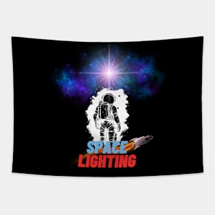 space lighting Tapestry