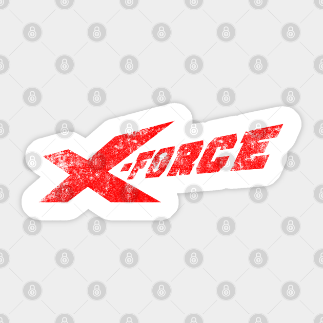 X Force Red Deadpool Sticker Teepublic X Force Red Deadpool Sticker Teepublic