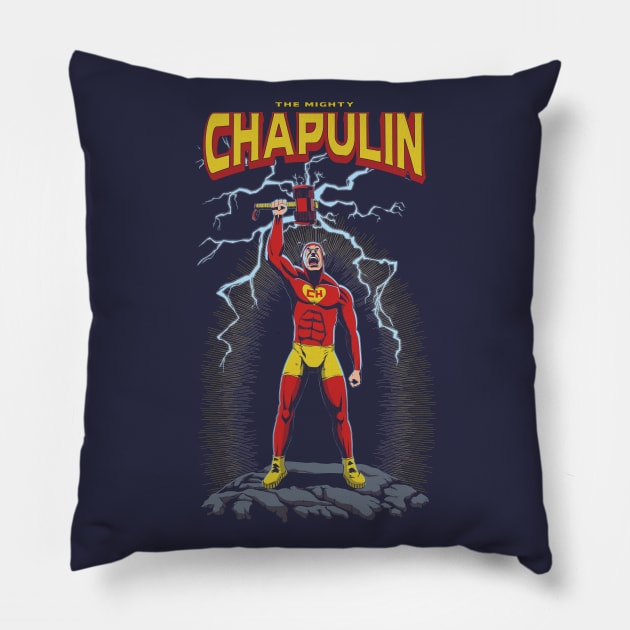 The Mighty Chapulin Pillow by GranJefe