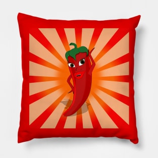 Cute Hot Pepper Superstar Pillow