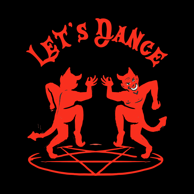 Satan Dance Baphomet Occult Satanism by Foxxy Merch