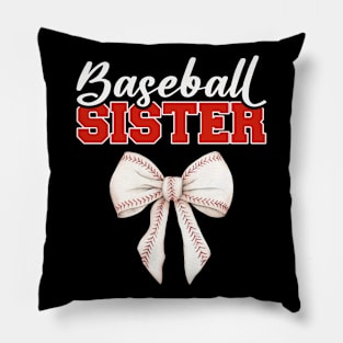 Baseball Sister Funny Baseball Life Softball Life Gift For Women Mother day Pillow