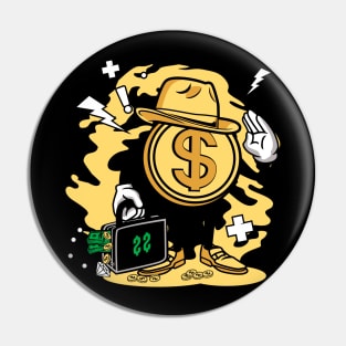 ALL ABOUT MONEY Pin