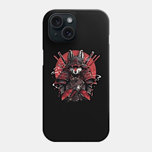 samurai fox Phone Case