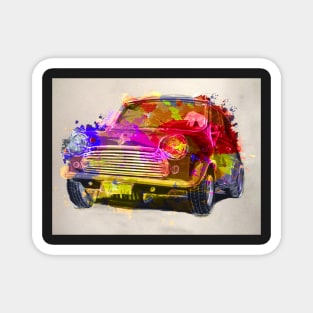 Classic Mini Splatter 2 Magnet