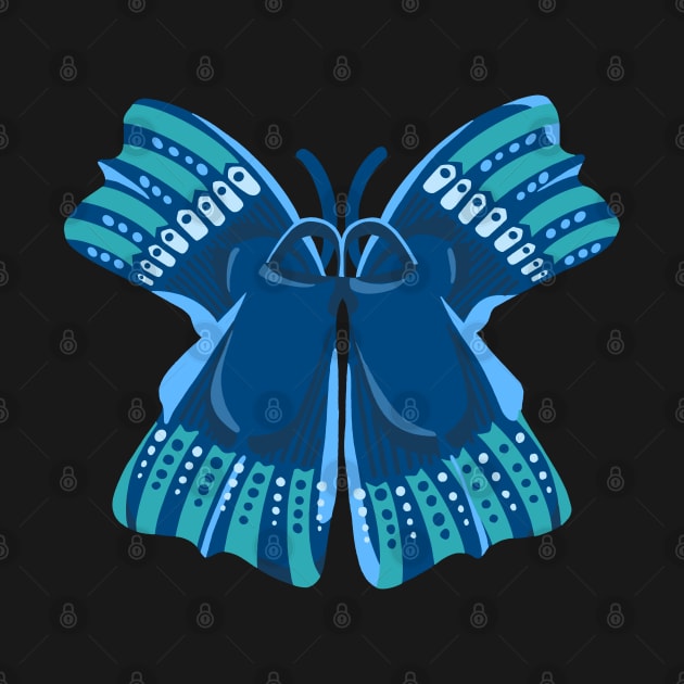 Classic Water Wings Butterfly by BullShirtCo