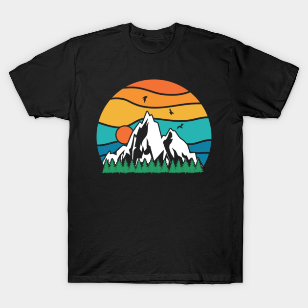 mountains drawing mountains painting T-shirts I climbers gifts ...