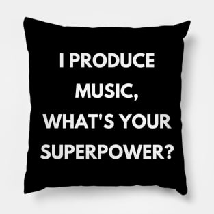 Music Producer Funny Pillow