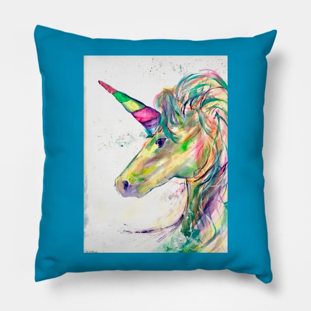 Unicorn Pillow by Mr_Bentley