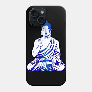 Buddha (blue) Phone Case