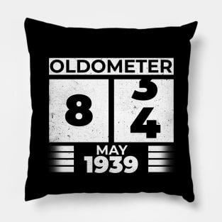 Oldometer 84 Years Old Born In May 1939 Pillow