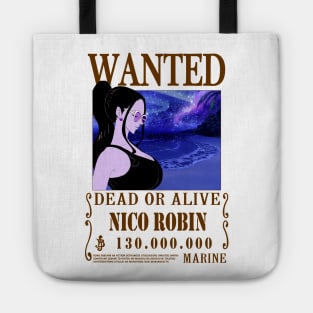 Nico Robin One Piece Wanted Tote