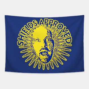 SHIELDS APPROVED - blue/gold Tapestry