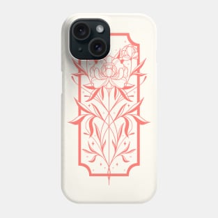 Peony Frame Phone Case