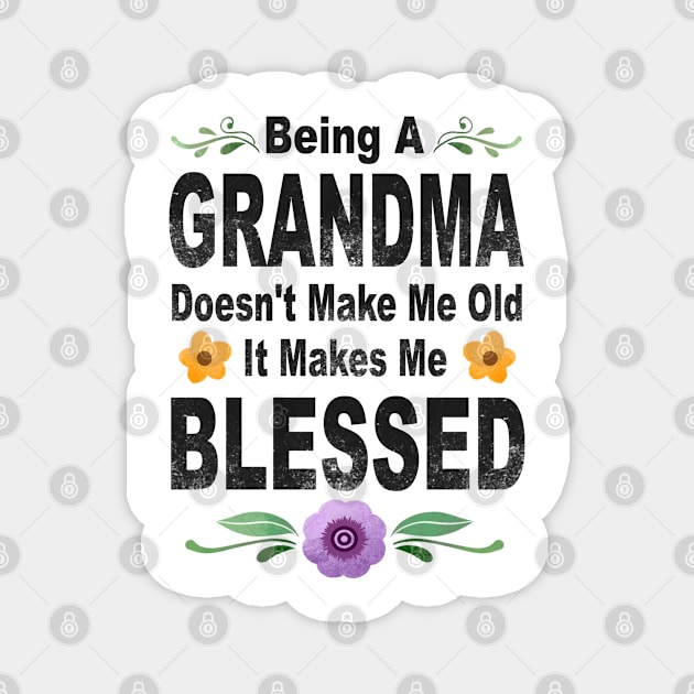 Grandma - Mothers day grandma Magnet by gothneko