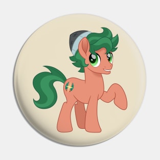 Timber Spruce pony Pin