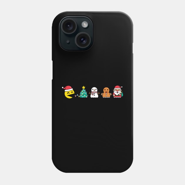 Pac-Xmas Phone Case by krisren28