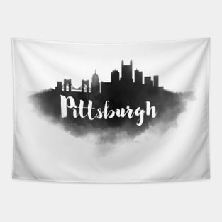 Pittsburgh watercolor Tapestry