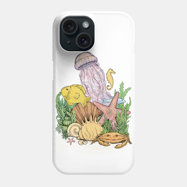 Sea Life Phone Case by eugeniahauss