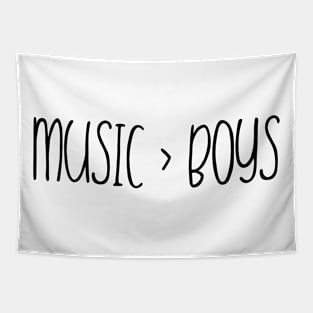 Music Over Boys Tapestry