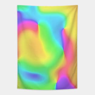 Bright and Beautiful Abstract Rainbow Gradient Design! Tapestry