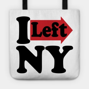 I Left NY Tote