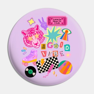 Retro Vibe Pin