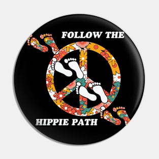 Follow the hippie path Pin