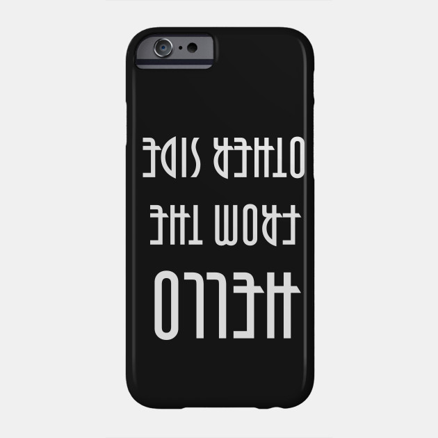 Hello From The Other Side Lyrics Phone Case Teepublic