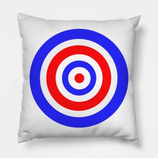 Retro Classic Mod Target Symbol Pillow