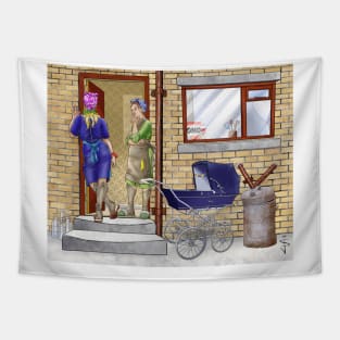 Pinnie Hinnies Pram Baby Tapestry