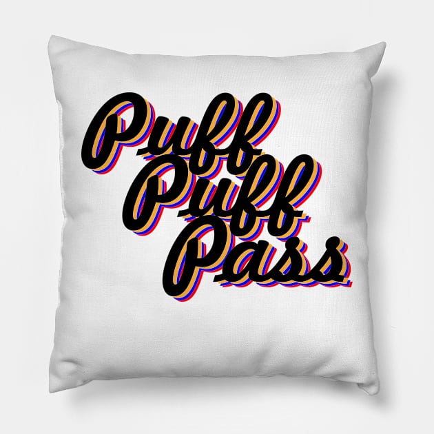 Puff Puff Pass Pillow by Illustrious Graphics 