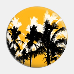 Island Palms Sunset Pin