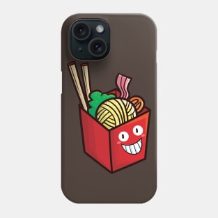 Cute udon noodle smiling Phone Case