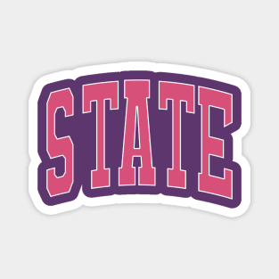 STATE TYPOGRAPHY Magnet