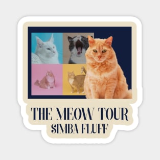 The Meow Tour - Simba Fluff Magnet