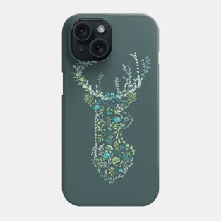 floral deer Phone Case