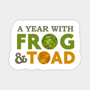 a year Frog and Toad Magnet