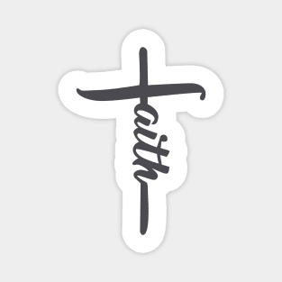 Faith Cross Christian Religious Magnet