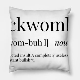 Cockwomble Definition Pillow