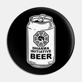 Dharma Initiative Beer - vintage Lost logo Pin