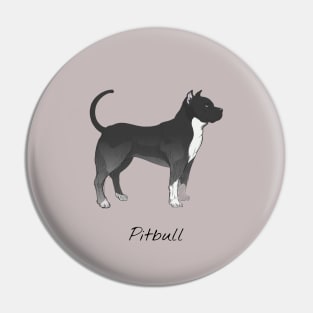 Pitbull dog Pin