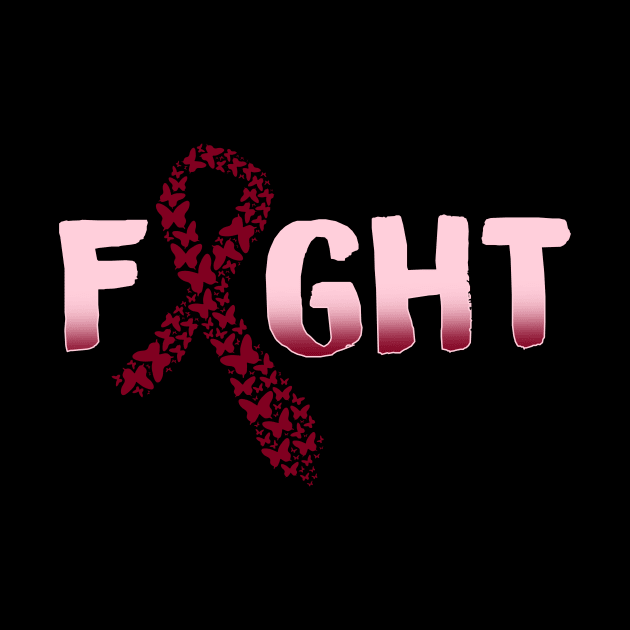 Cancer Awareness - Multiple Myeloma Ribbon T-Shirt by biNutz