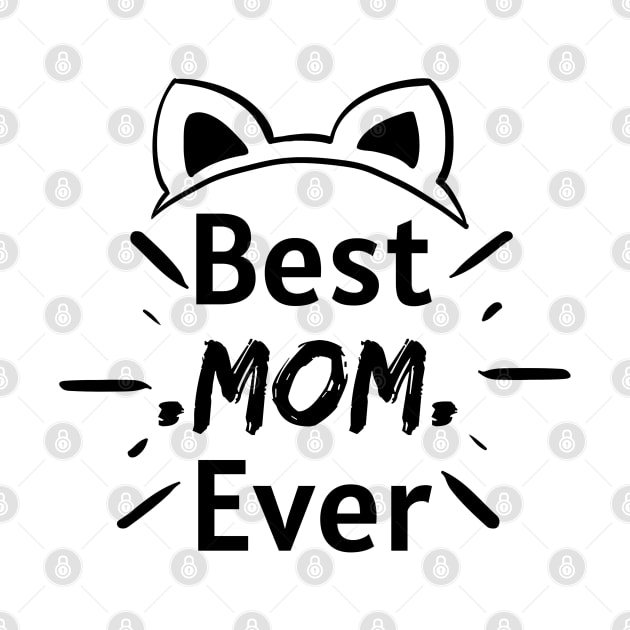 Best mom ever cute cat by Jenmag