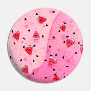 Watermelon Summer Pin