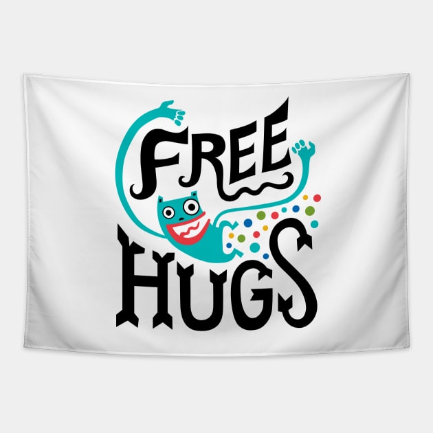 Free Hugs Tapestry by Andibird