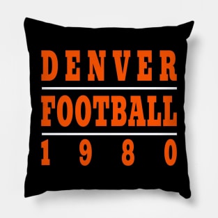 Denver football Classic Pillow