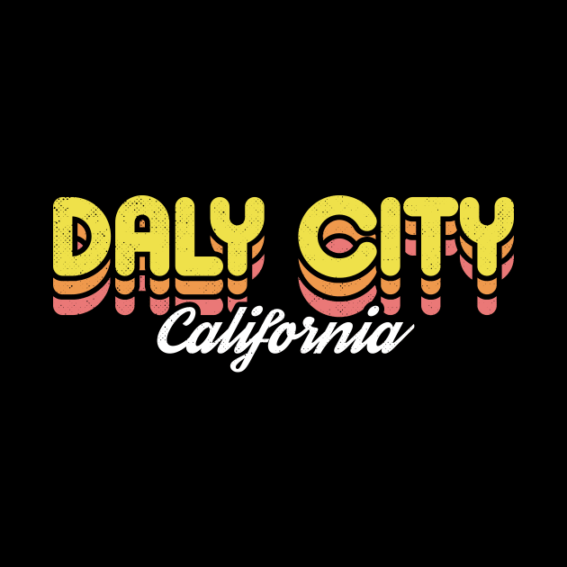 Retro Daly City California by rojakdesigns